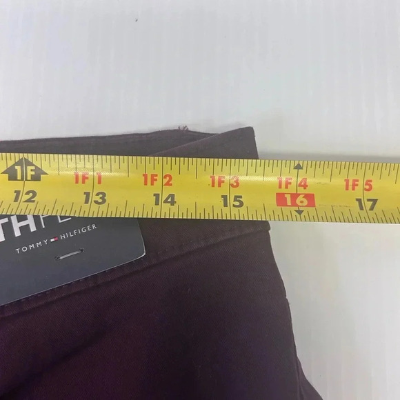 “Tommy Hilfiger” NWT Men’s Burgundy THFLEX Straight Leg Pants Size 30/30 - Picture 9 of 17